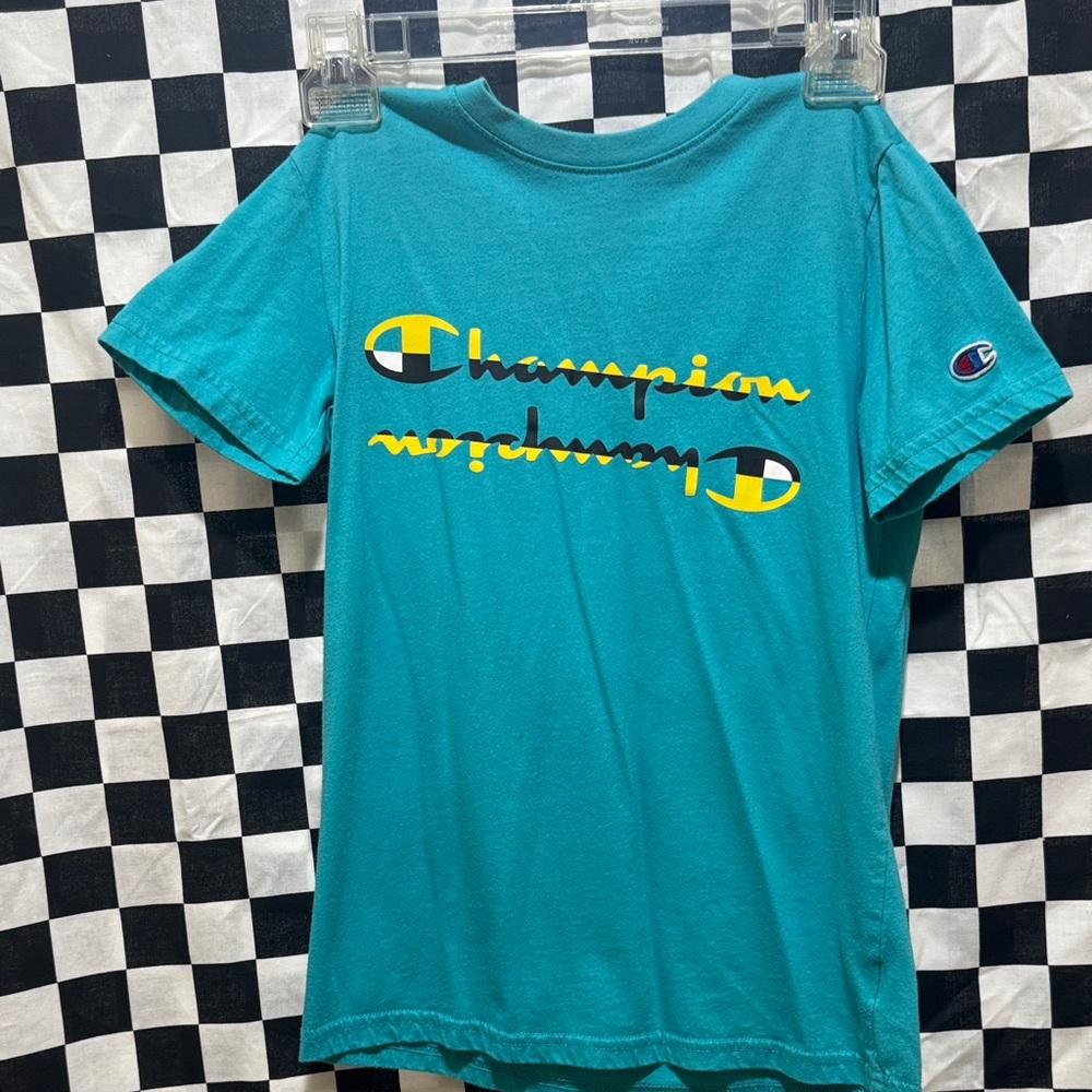 Champion Aqua Tee with Bold Logo